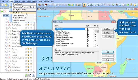 Mapinfo Tools Site See